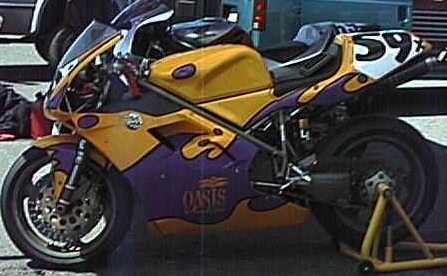 Yellow Ducati